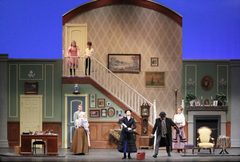 Mary Poppins Parlor Chinchilla Theatrical Scenic Set Design