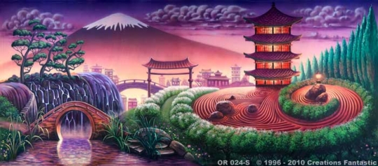 Oriental Landscape 2 OR024-S 20x45 Mulan Jr. Backdrop Rental