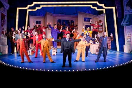 Edward Juvier and the cast of GUYS & DOLLS