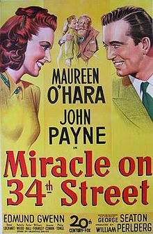 Miracle on 34th Street Original Movie Poster