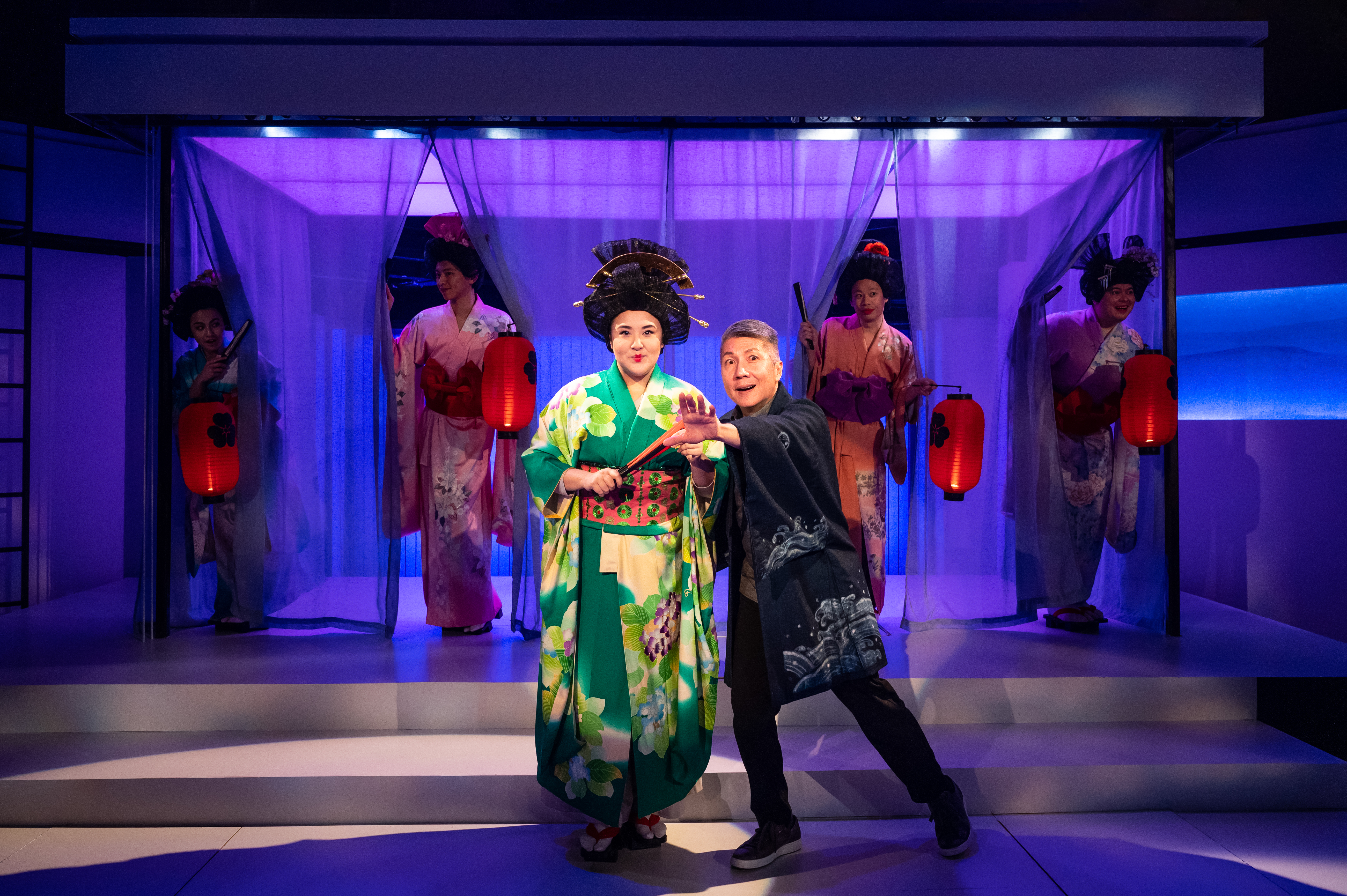 Production photo from Pacific Overtures at Signature Theatre