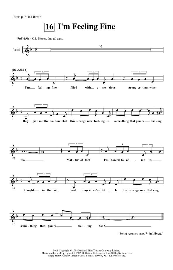 bugsy malone script bugsy malone script