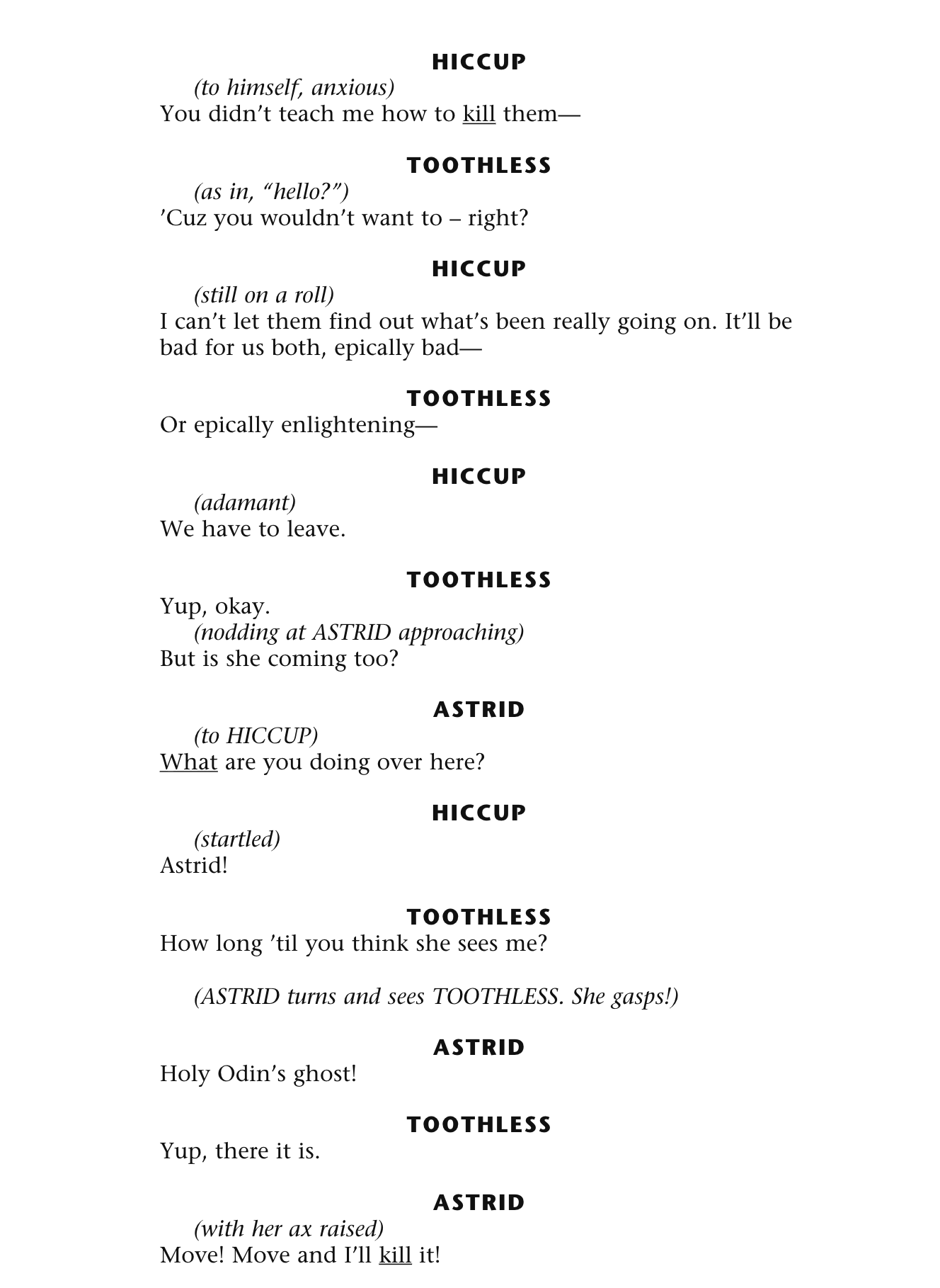 Hiccup, Astrid, Toothless Side