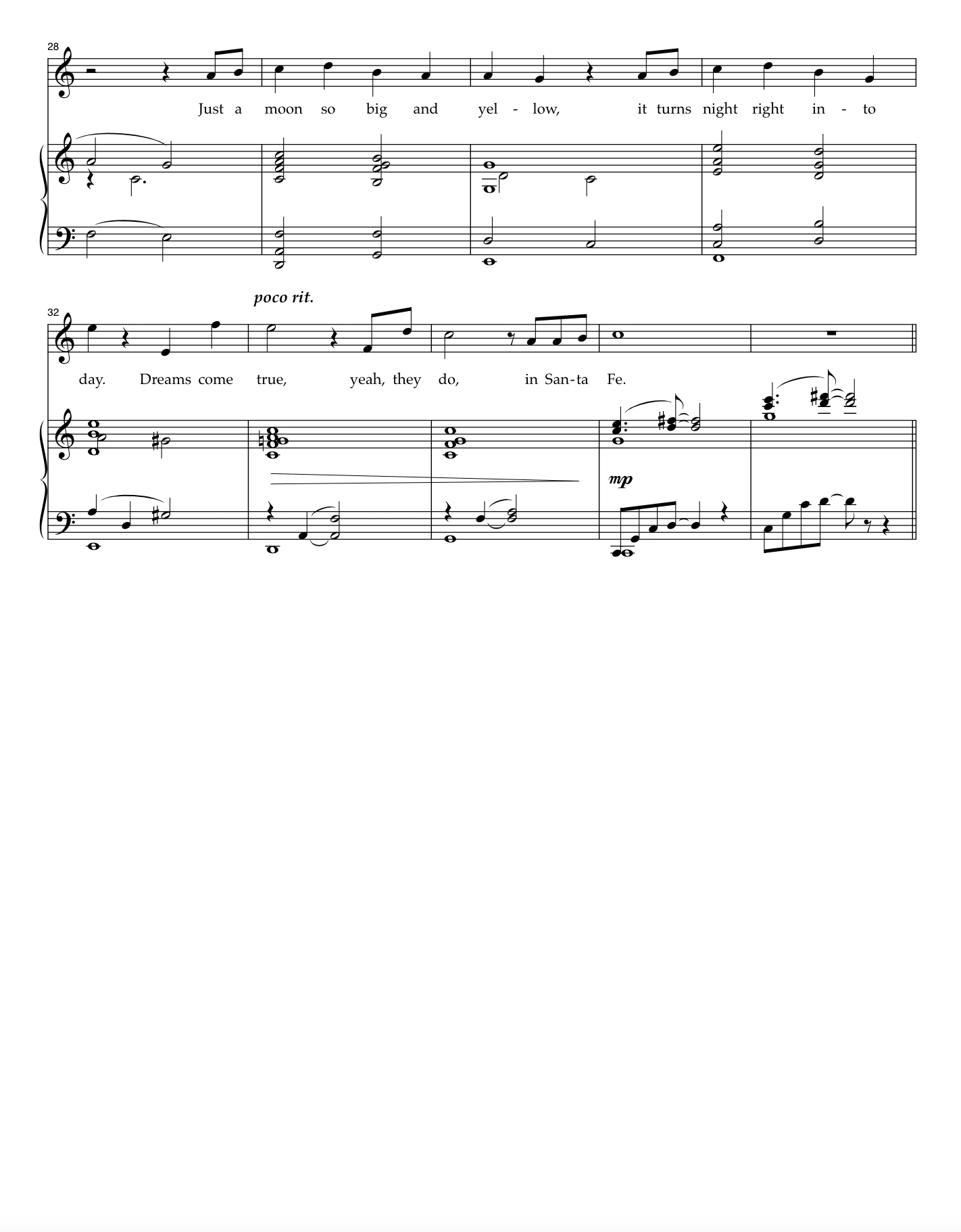 Jack Vocal Audition Music
