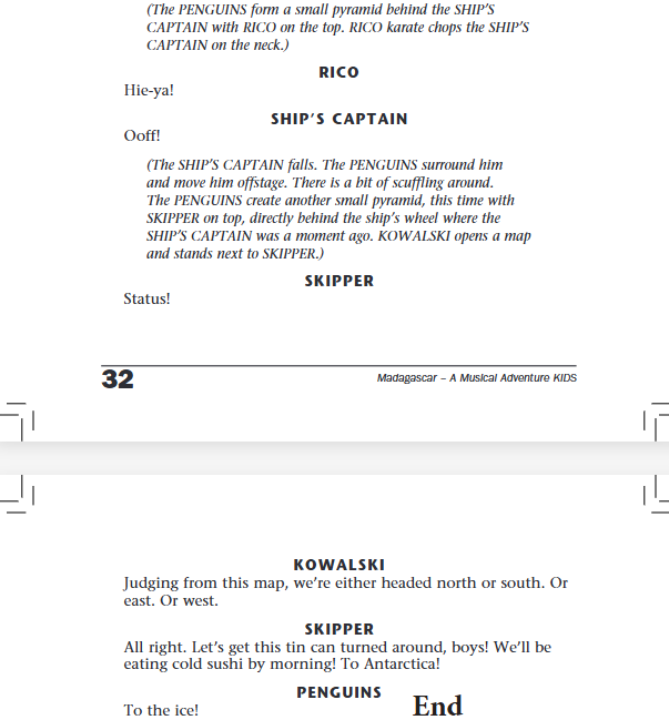 Penguins, Ship's Captain, Mason Side Pg 2