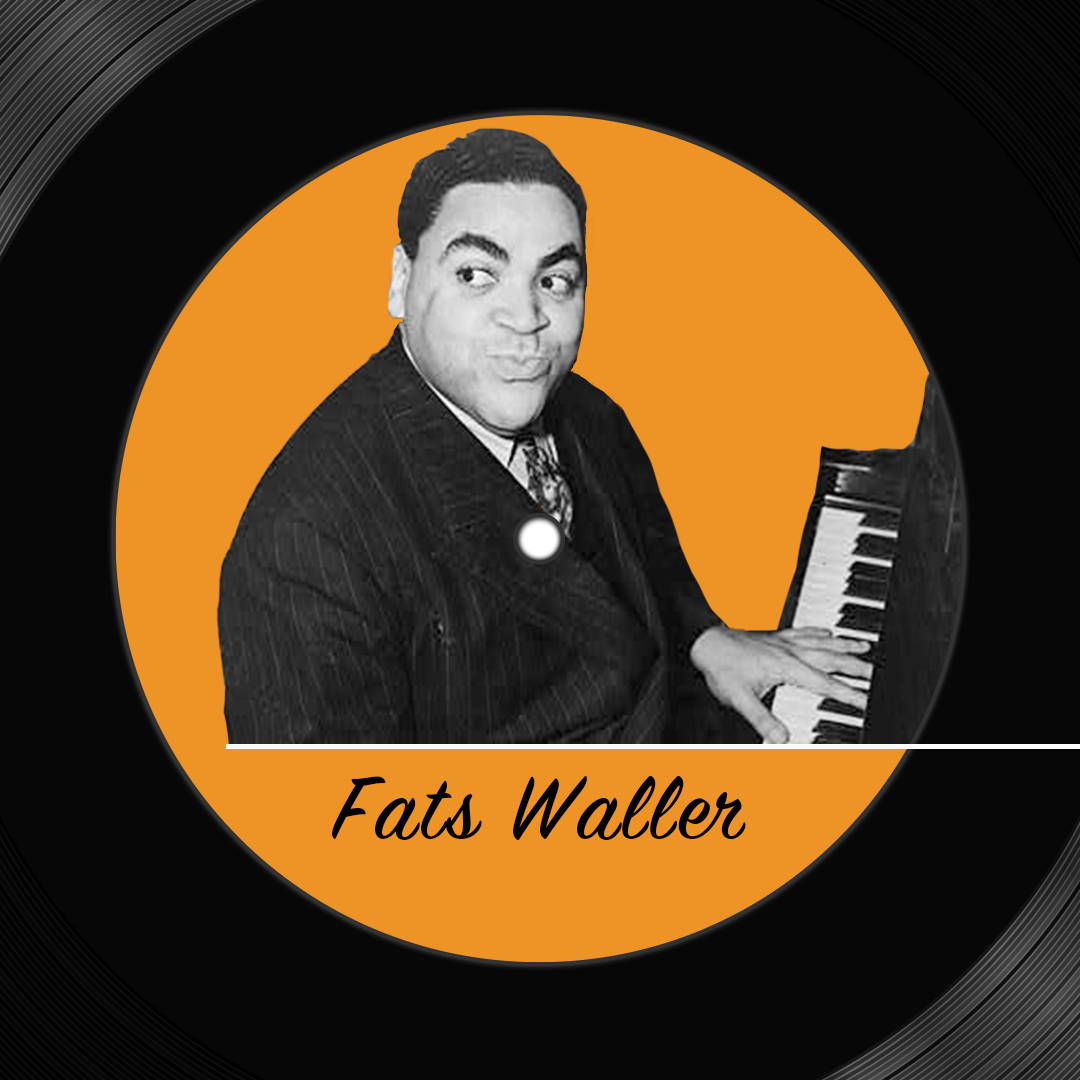 Vinyl record displaying photo of Fats Waller