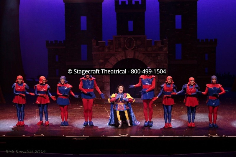 Shrek musical rental set - Stagecraft Theatrical - 800-499-1504