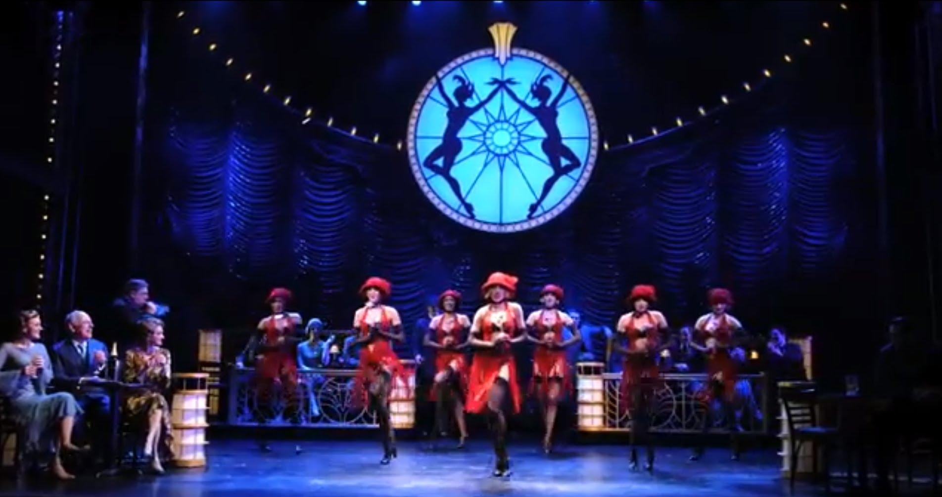 Watch scenes from BULLETS OVER BROADWAY, in performances at the St. James Theatre on...