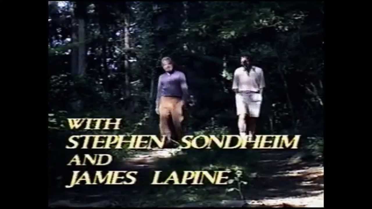 Introduction to an depth conversation between authors Stephen Sondheim and James...
