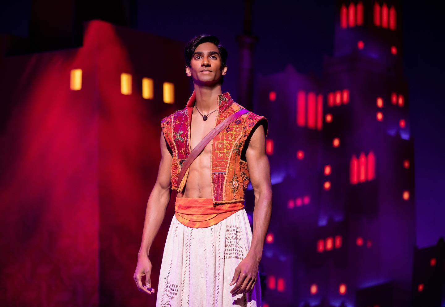 Photo of Michael Maliakel in costume as Aladdin