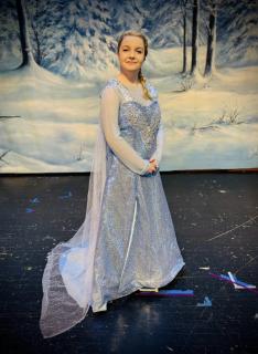 Elsa Frozen gown