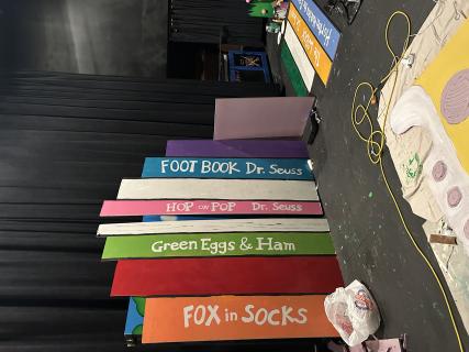 24 ft of books (not finished product)