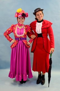 Mary Poppins - Mary Poppins Jolly Holiday & Red Suit Costumes