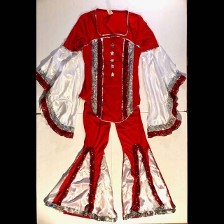 Mamma Mia jumpsuit costumes - costume rental - Stagecraft Theatrical - 800-499-1504 Mamma Mia jumpsuit costumes - costume rental - Stagecraft Theatrical - 800-499-1504