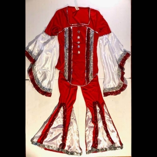 Mamma Mia broadway musica rental costumes package -  finale jumpsuits - Stagecraft Theatrical - 800-499-1504