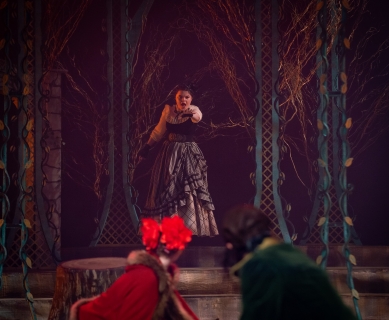 Into the Woods Broadway set rental package -  the forest --- Stagecraft Theatrical Rental 800-499-1504
