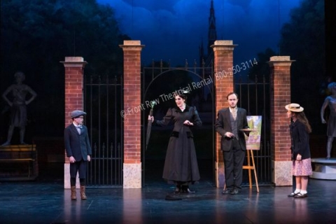 Park Gates - Mary Poppins set rental - Front Row Theatrical - 800-250-3114