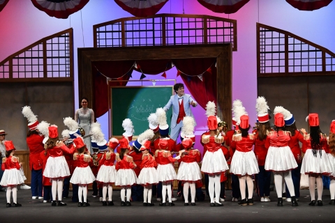 Music Man rental set - Front Row Theatrical Rental - library set - 800-250-3114 Music Man rental set - Front Row Theatrical Rental - library set - 800-250-3114