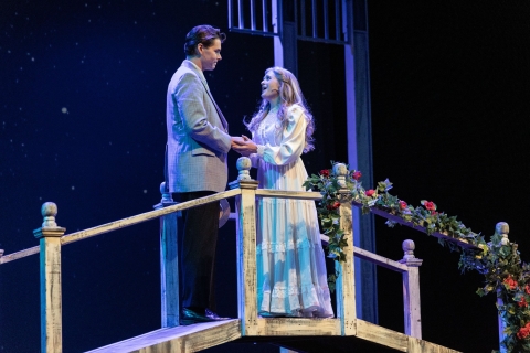 Music Man rental set - Front Row Theatrical Rental - footbridge set - 800-250-3114 Music Man rental set - Front Row Theatrical Rental - footbridge set - 800-250-3114
