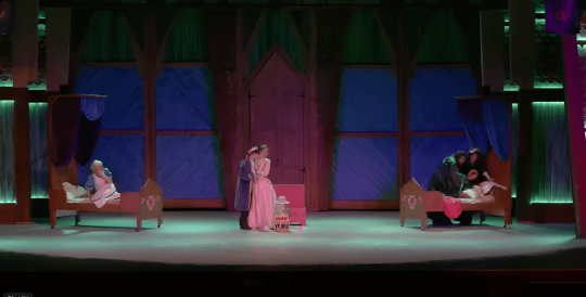 Frozen jr set scenic rental - Front Row Theatrical Rental - Arendelle castle interior Frozen jr set scenic rental - Front Row Theatrical Rental - Arendelle castle interior