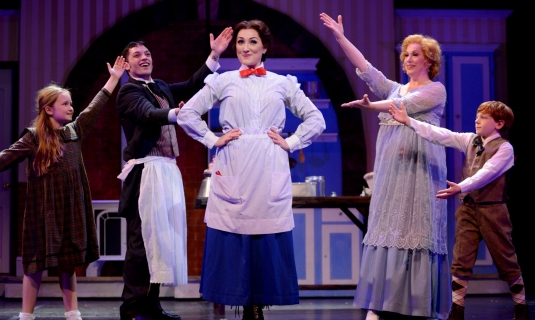 Mary Poppins Broadway Musical Costume Rental Package - Mary, the children, Mrs. Banks and Robertson Aye  - Front Row Theatrical - 800-250-3114
