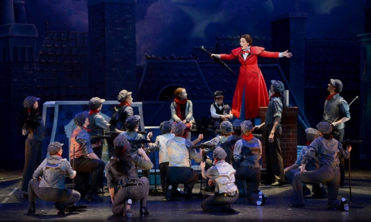 Mary Poppins Broadway Musical Costume Rental Package - Mary and the cast - Chim Chim Cher-ee - Front Row Theatrical - 800-250-3114