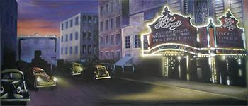 Grosh backdrops used in the productions of Annie