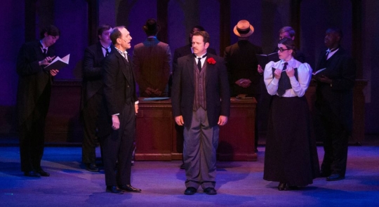 Mary Poppins Broadway Musical Costume Rental Package - the Bank - Mr. Banks, Bankers - Front Row Theatrical - 800-250-3114