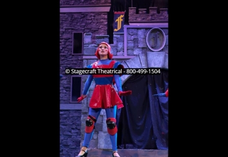 Shrek Broadway set rental package - Farquad's Castle--- Stagecraft Theatrical Rental 800-250-3114