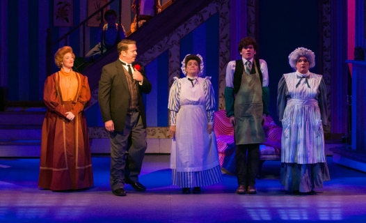 Mary Poppins Broadway Musical Costume Rental Package - Mr. Banks, Mrs. Banks, The housekeepers  - Front Row Theatrical - 800-250-3114