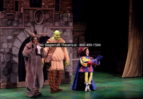 Shrek musical rental set - Stagecraft Theatrical - 800-499-1504