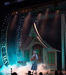 Cinderella Musical Scenery rental - Cinders house - Front Row Theatrical - 800-250-3114