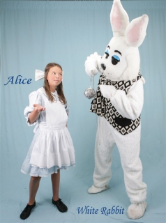 Alice and the White Rabbit Alice and White Rabbit