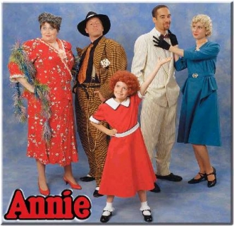 Annie Miss Hannigan Rooster Grace