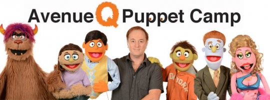 Avenue Q Puppet Camp will teach your Avenue Q cast in the specific style of Avenue Q puppetry.