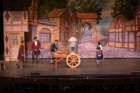 Beauty and the Beast Village- set rental - Front Row Theatrical - 800-250-3114 Beauty and the Beast Village- set rental - Front Row Theatrical - 800-250-3114