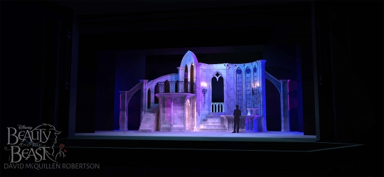 Beauty and the Beast rental scenery - The Castle - Stagecraft Theatrical 800-499-1504