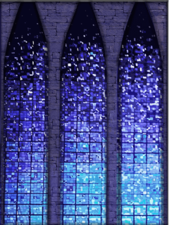 Sister Act the broadway musical Cathedral leg drop rental - Stagecraft Theatrical - 800-499-1504