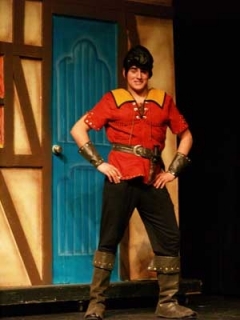 Beauty & the Beast - Gaston Costume & Wig