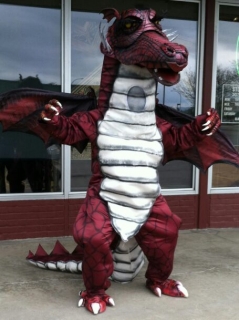 Shrek the Musical Precious Dragon Mascot Costume