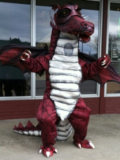 Shrek the Musical - Precious Mascot Dragon Costume Shrek the Musical - Precious Mascot Dragon Costume