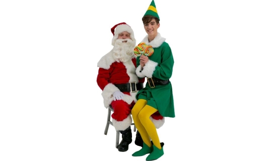 Rental Costumes for Elf the Musical - Santa and Buddy the Elf