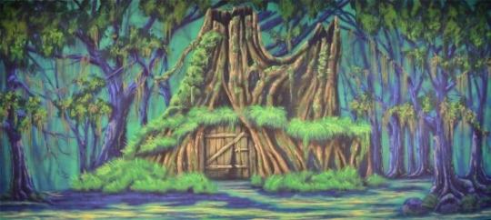 Grosh Backdrops of Shrek's House used in the show Shrek