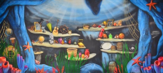 Ariel's Grotto Backdrop Your production of The Little Mermaid we encourage you to get Ariel's Grotto backdrop