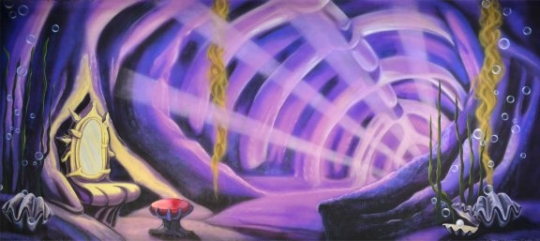 Ursula's Lair Backdrop is ideal to house Ursula for your production of The Little Mermaid
