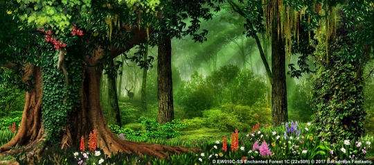 Enchanted Forest 3C EW012C-SS 22x50 Shrek Backdrop Rental