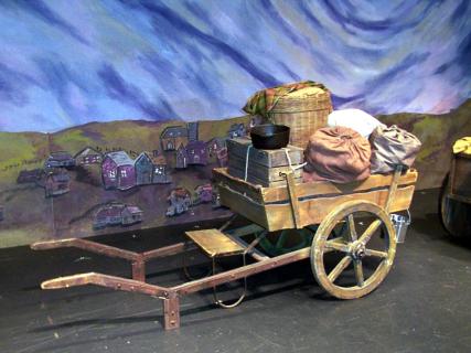 Michael Boyer's set for The Gateway's production of Fiddler on the Roof