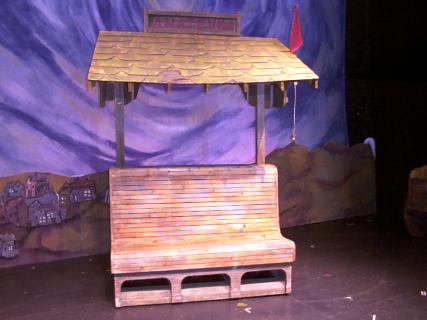 Michael Boyer's set for The Gateway's production of Fiddler on the Roof