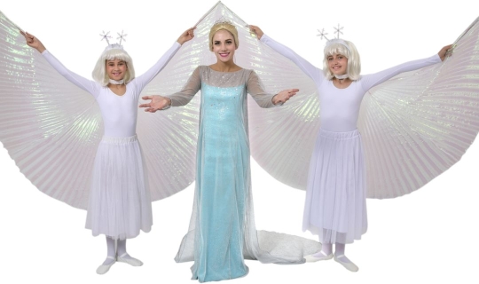 Rental Costumes for Frozen - Elsa Ice Dress and Snow Chorus Rental Costumes -