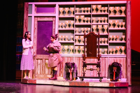 Matilda the musical Trunchbull rental set - front row theatrical rental - 800-250-3114 Matilda the musical Trunchbull rental set - front row theatrical rental - 800-250-3114